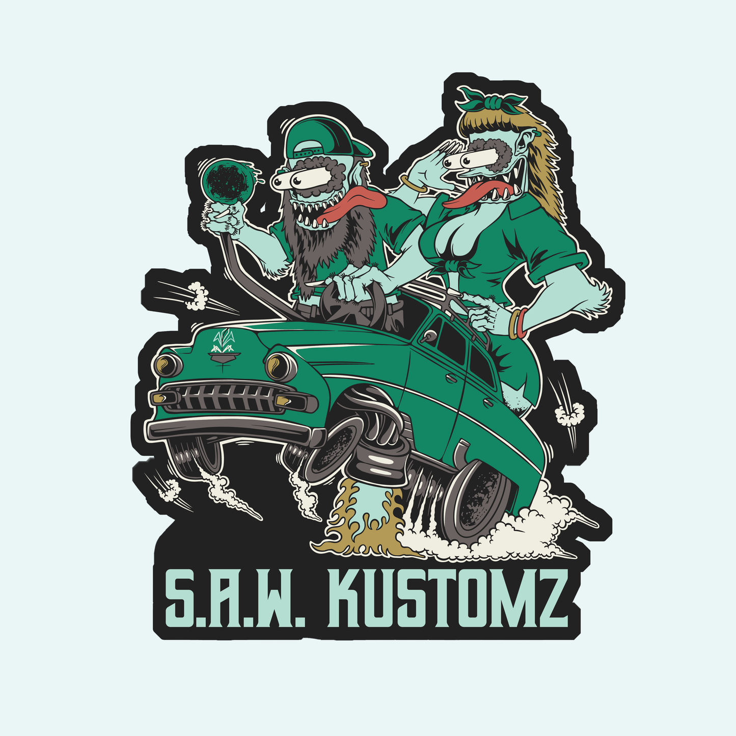 S.A.W. Monsterz Sticker