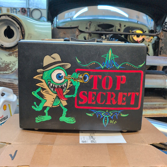 Monster Top Secret 1970s FBI Official Briefcase