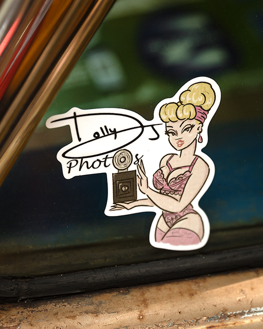 Dolly J Photos 3 inch Sticker