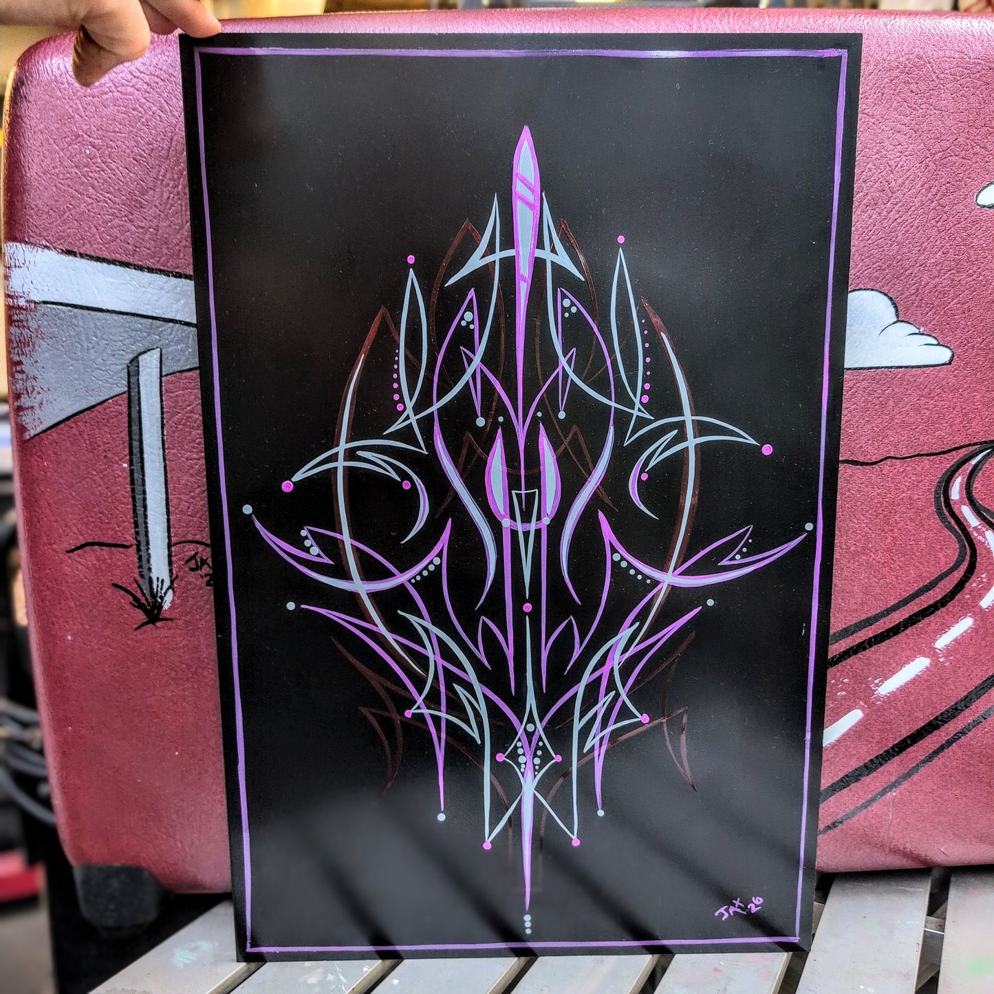 First Ever Pinstriped Panel