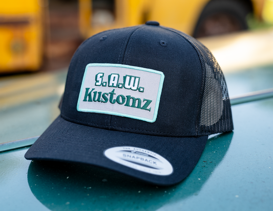 S.A.W. Tag Trucker Hat black